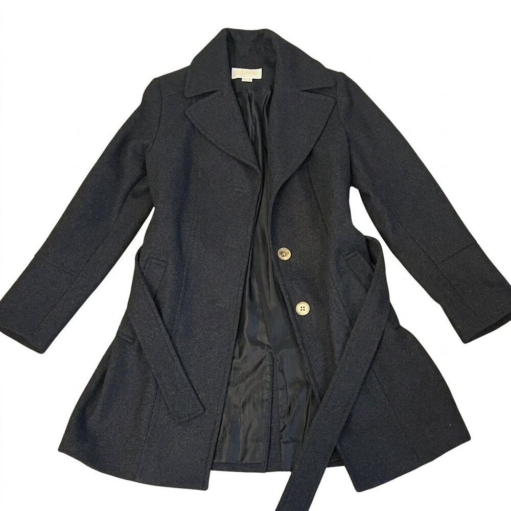 Michael Kors Dark Grey Women's Pea Coat